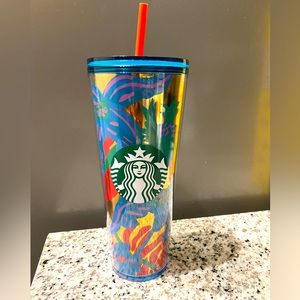 24 fl oz Starbucks Tumbler cup.